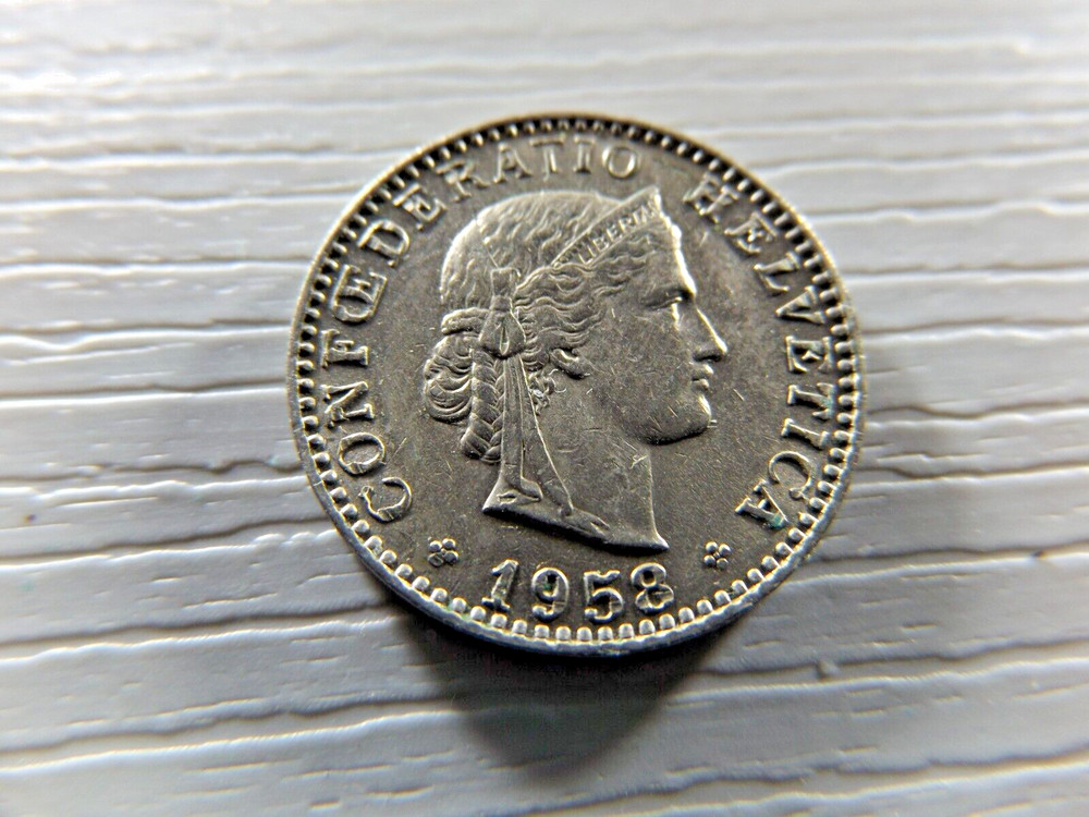 Switzerland 1958 20 Rappen