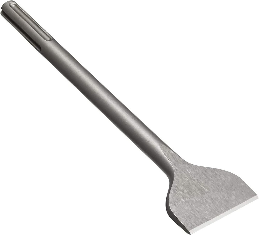 12-Inch SDS Max Compatible Scaling Chisel with Angled Design for Easy Handling