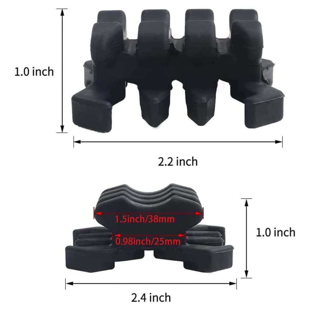 SOPOGER Bow Limb Dampeners for Compound Crossbow Black