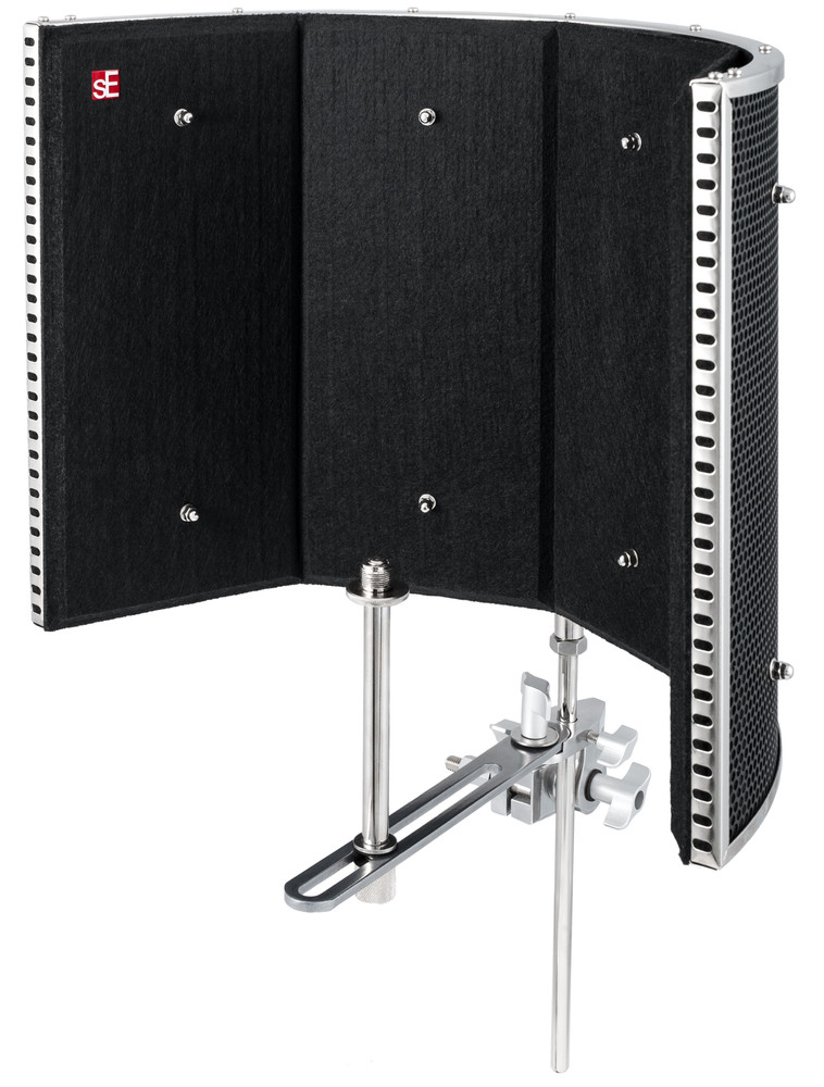 Se Electronics RF Pro Black Portable Acoustic Treatment Filter Isolation Shield