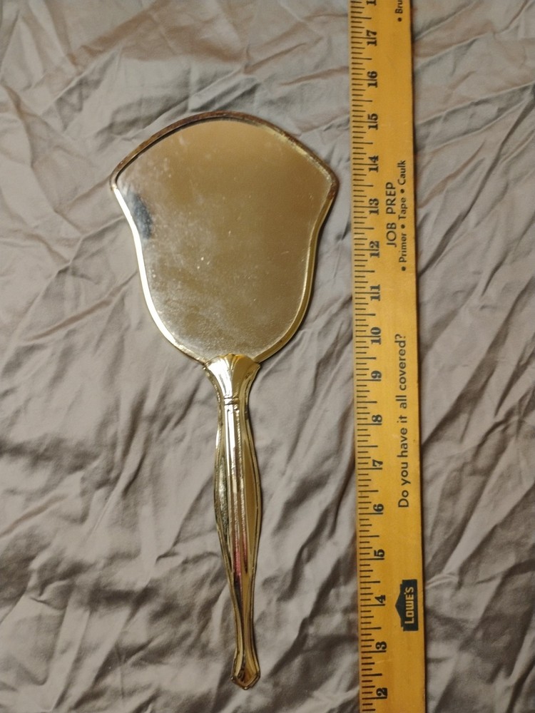 Vintage Hand Held Victorian Mirror
