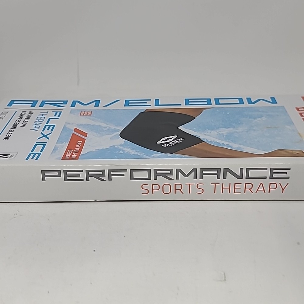 Shock Doctor Flex Ice Therapy Arm Elbow Compression Sleeve M Cold Hot Support