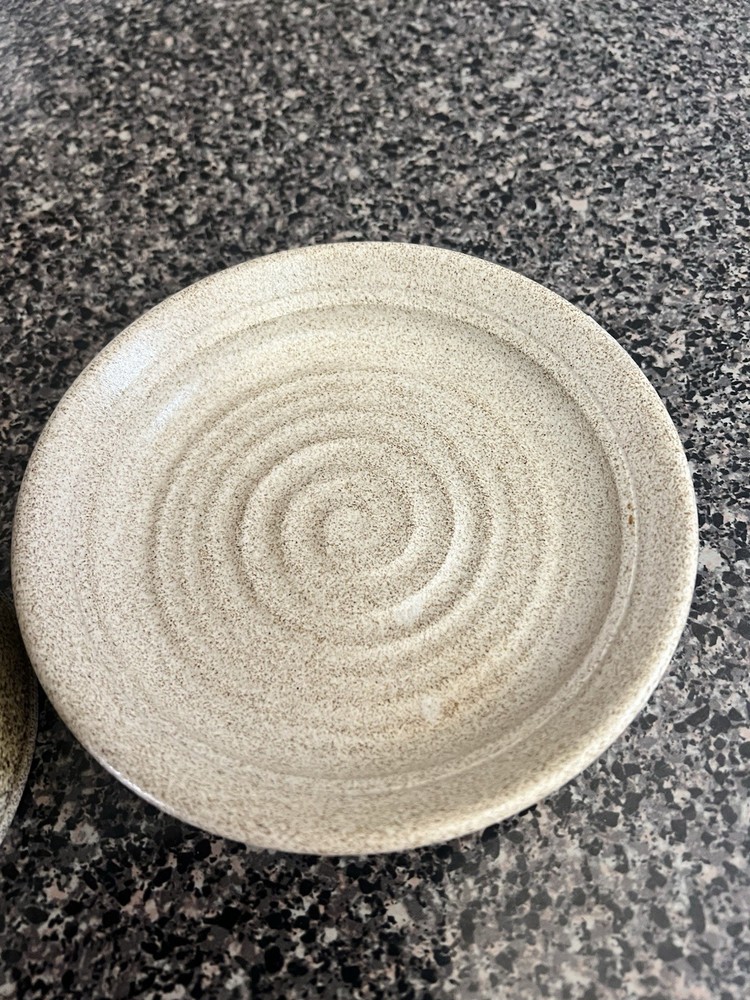 Gorgeous Studio Pottery Cheese Plate W/Cover