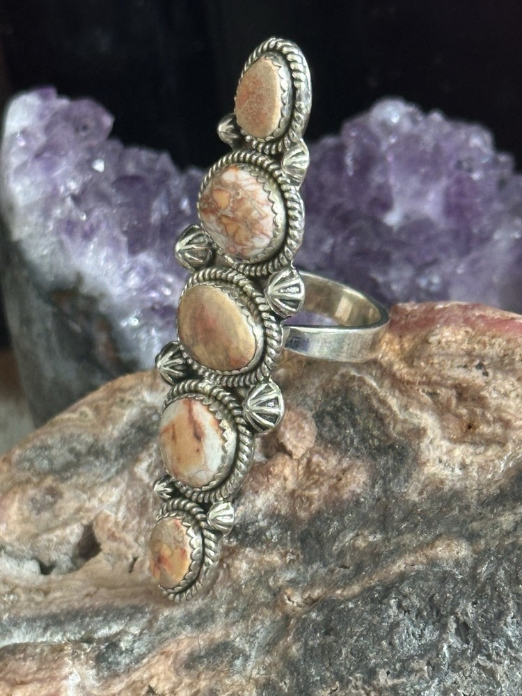 Sediment Jasper Statement Southwestern Sterling Silver Ring