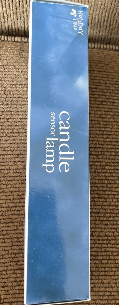 Holiday Time Sensor Candle Lamp Solid Brass Automatic Sensor Light Plug In NIP