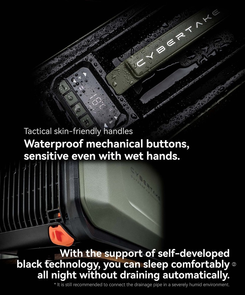 CYBERTAKE S1 Pro Portable Air Conditioner with Panasonic Compressor for Camping