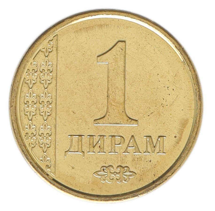Tajikistan 1 Diram, 2011, KM #35, Mint