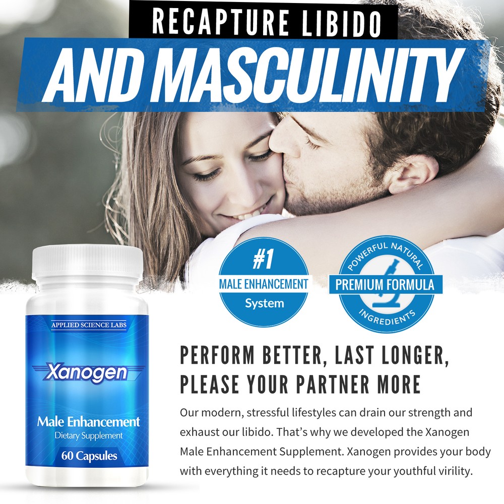 MEGA SALE !!! Xanogen (60 Capsule Bottle) - 3 Pack
