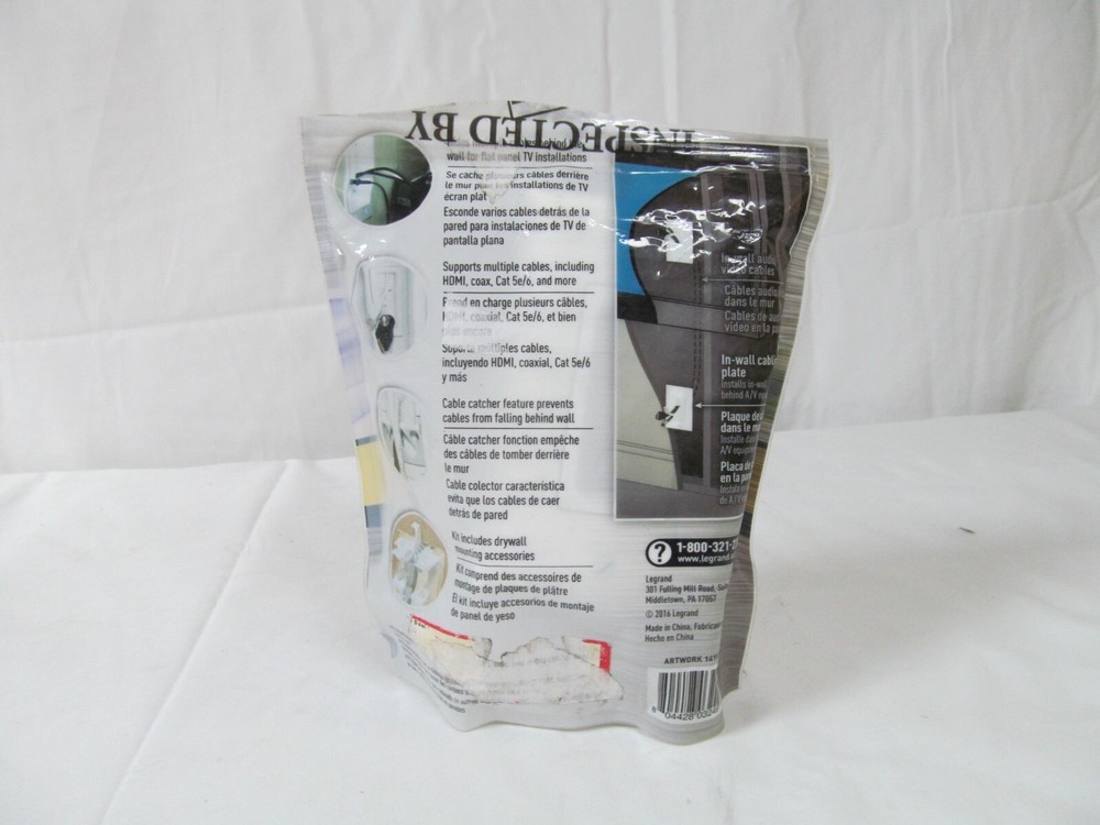 Legrand - In-Wall Cabling Kit - White HT2004-WH-V1