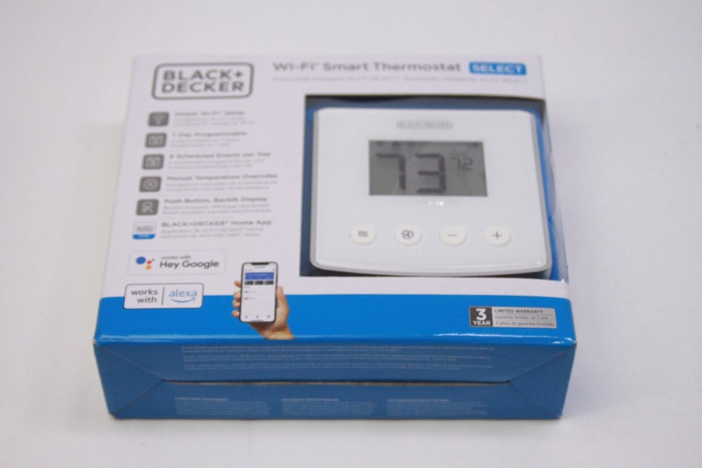 Black & Decker Wi-Fi Smart Thermostat Select ~7 Day Programmable~ #CT7935A