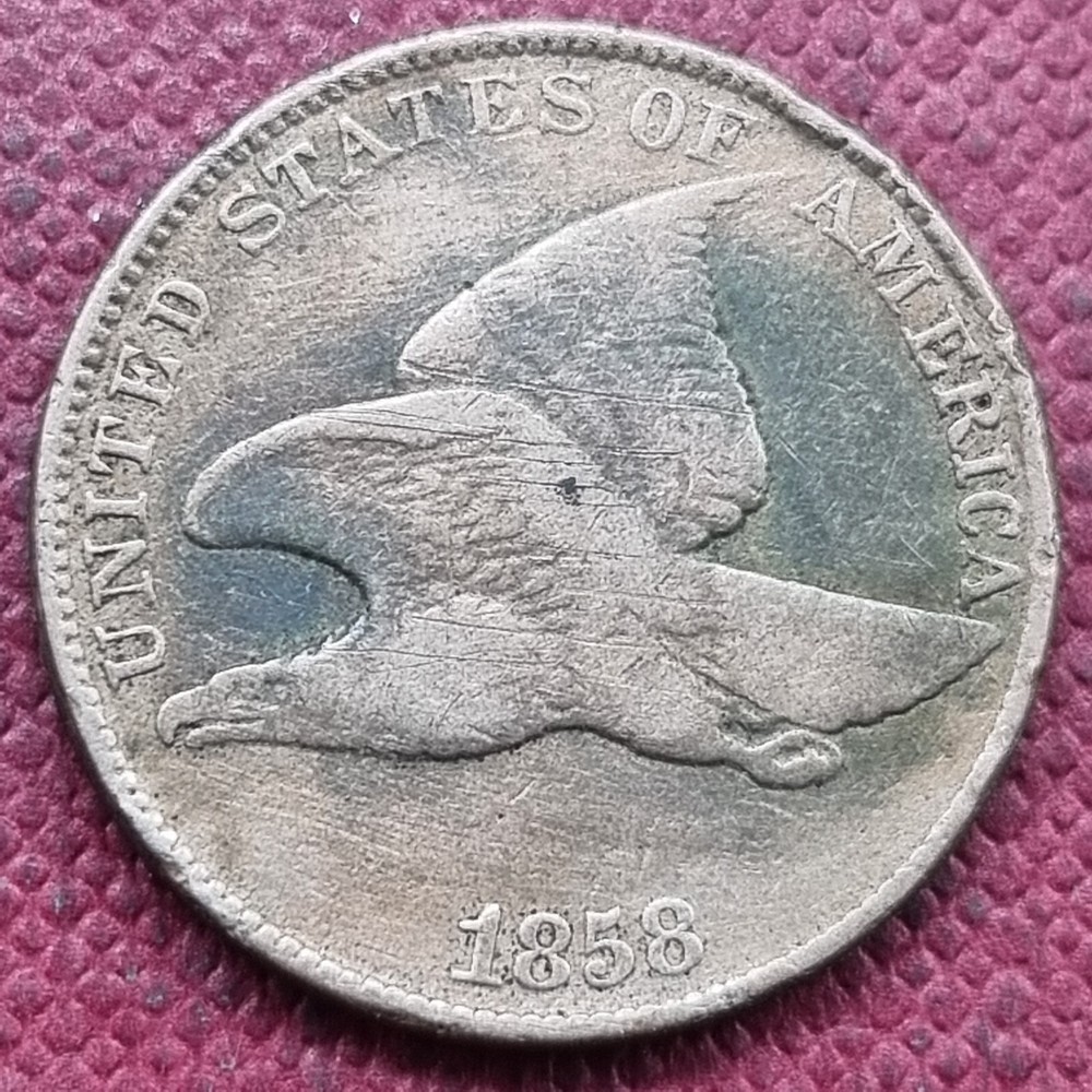 1858 Flying Eagle Cent 1c Better Grade #84324