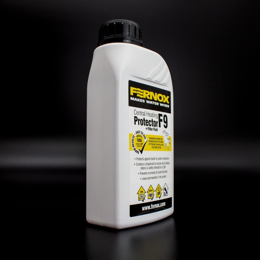 Fernox F9 Plus Filter Fluid Central Heating Protector 500ml for 16 Radiators
