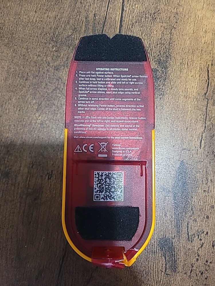 ZIRCON HD35 Stud Sensor Stud Edge Finding Detection Used