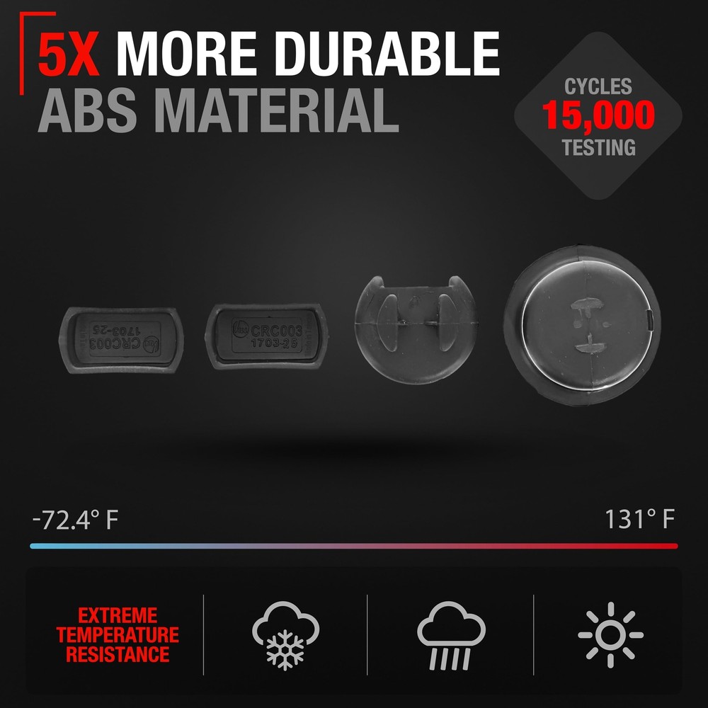 Tailgate Hinge Kit for Dodge Ram - 4-Piece Set, Driver and Passenger Side