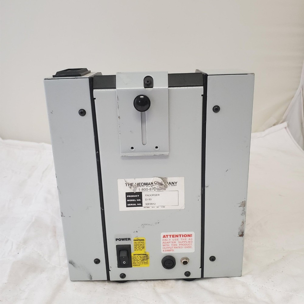 Hedman DI-50 Tabletop Endorser and Document Imprinter