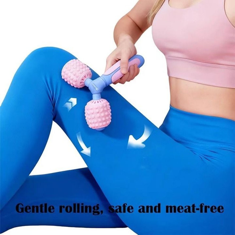 Cat Paw Dual-Roller Massager, Protable Hand Held Massage Roller