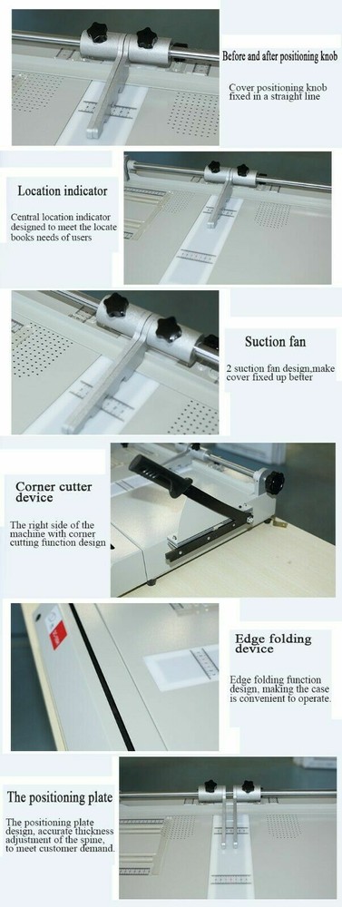 Pro A3 Hard Cover Case Maker Desktop Hardback Hardbound Making Machine 110V