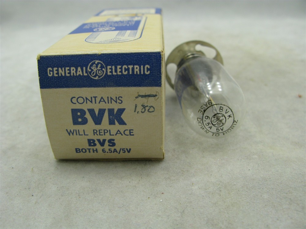 GE Projector Lamp Bulb BVK Will Replace BVS 6.5A 5V