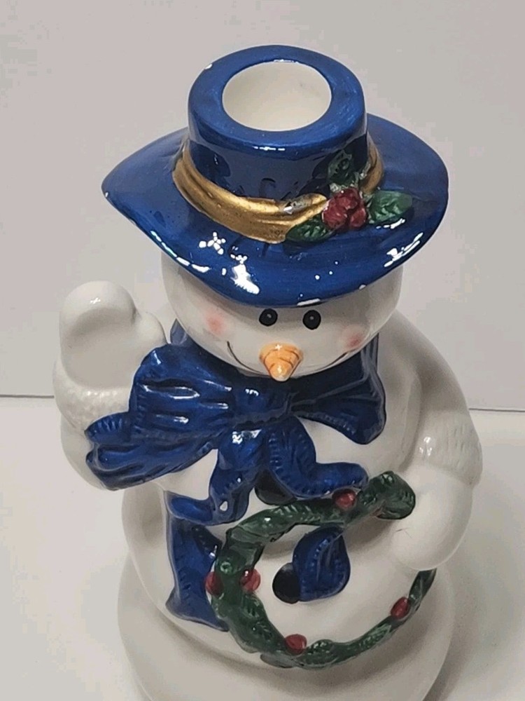 Snowman Candle Holder