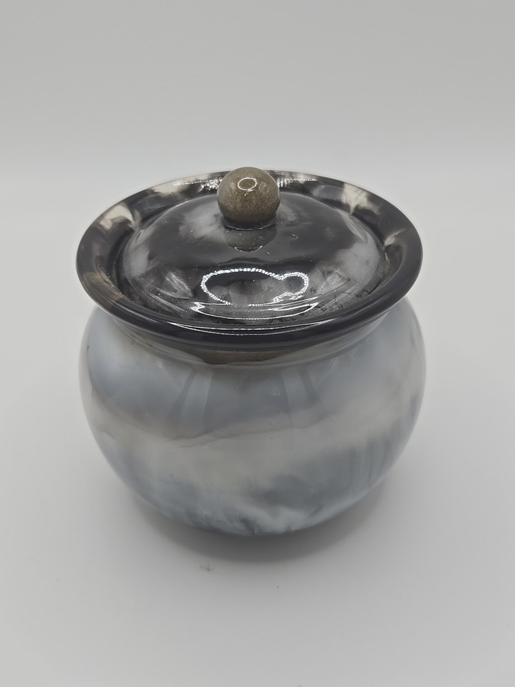 Hand Crafted Resin Jar/Pot/Stash