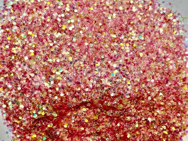 "Peachy Keen" Medium Cut Glitter