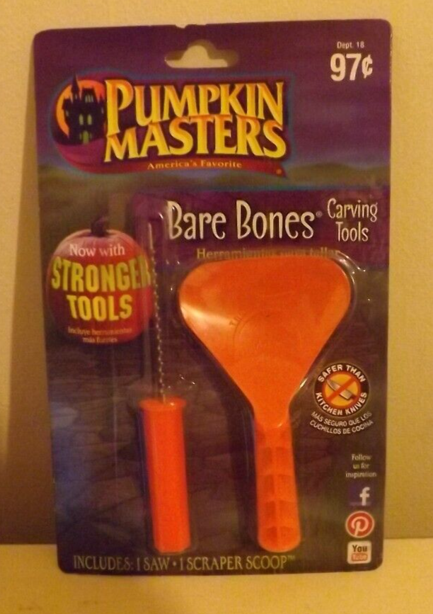 Halloween Lot Pumpkin Masters Carving Kit, Bare Bones Tools, & Pal Stake Light
