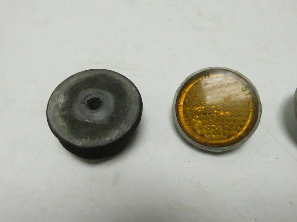 Honda Z50 Front Fork Reflectors Amber