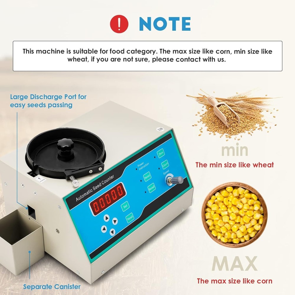 CGOLDENWALL New Automatic Seeds Counter Machine Microcomputer Automatic#4536AR2