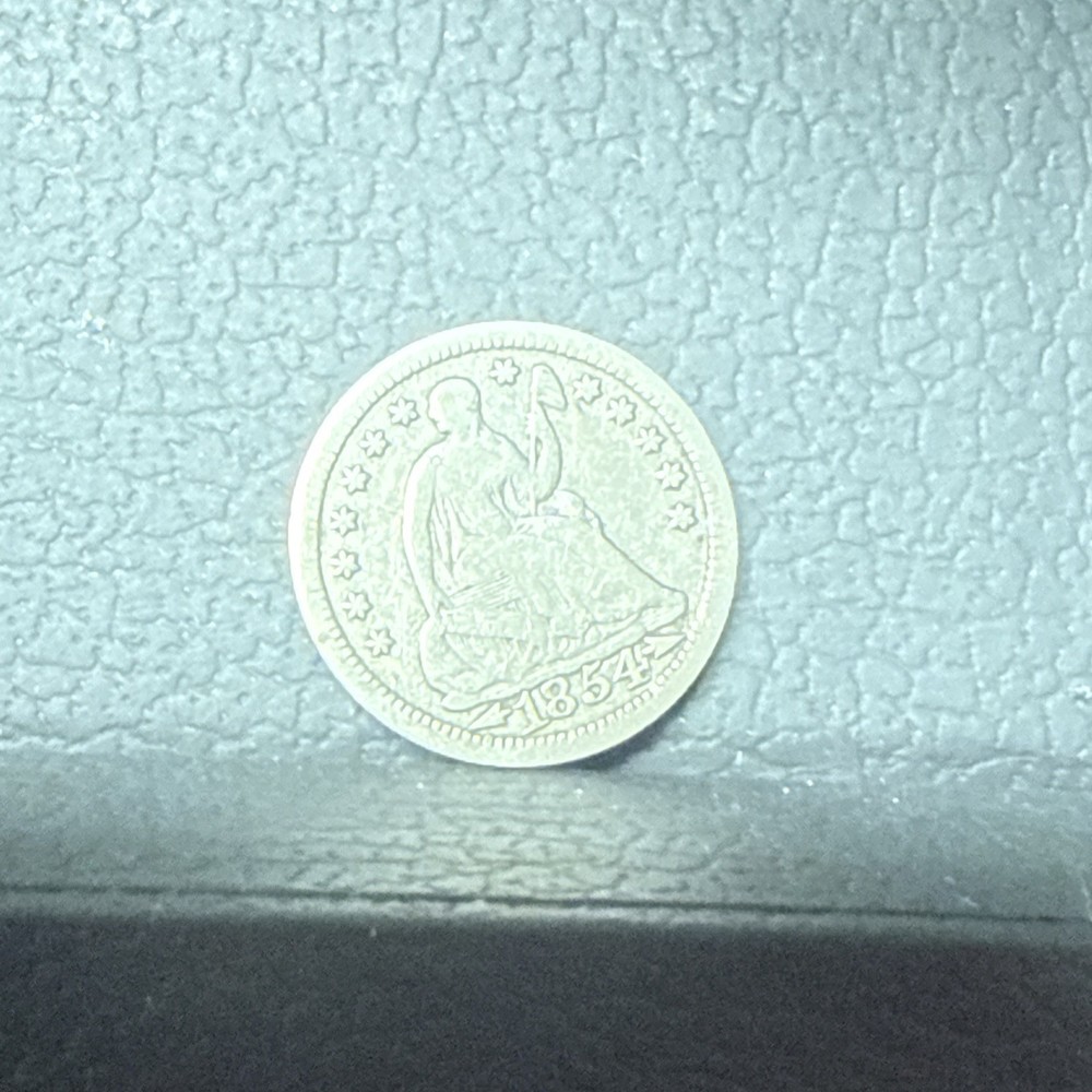 1854 Seated Liberty Half Dime