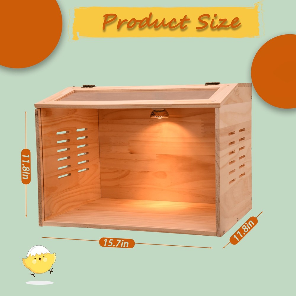Brooder Box for Chicks, Chicken Brooder Box, Chicken Heater, Poultry Brooder wit