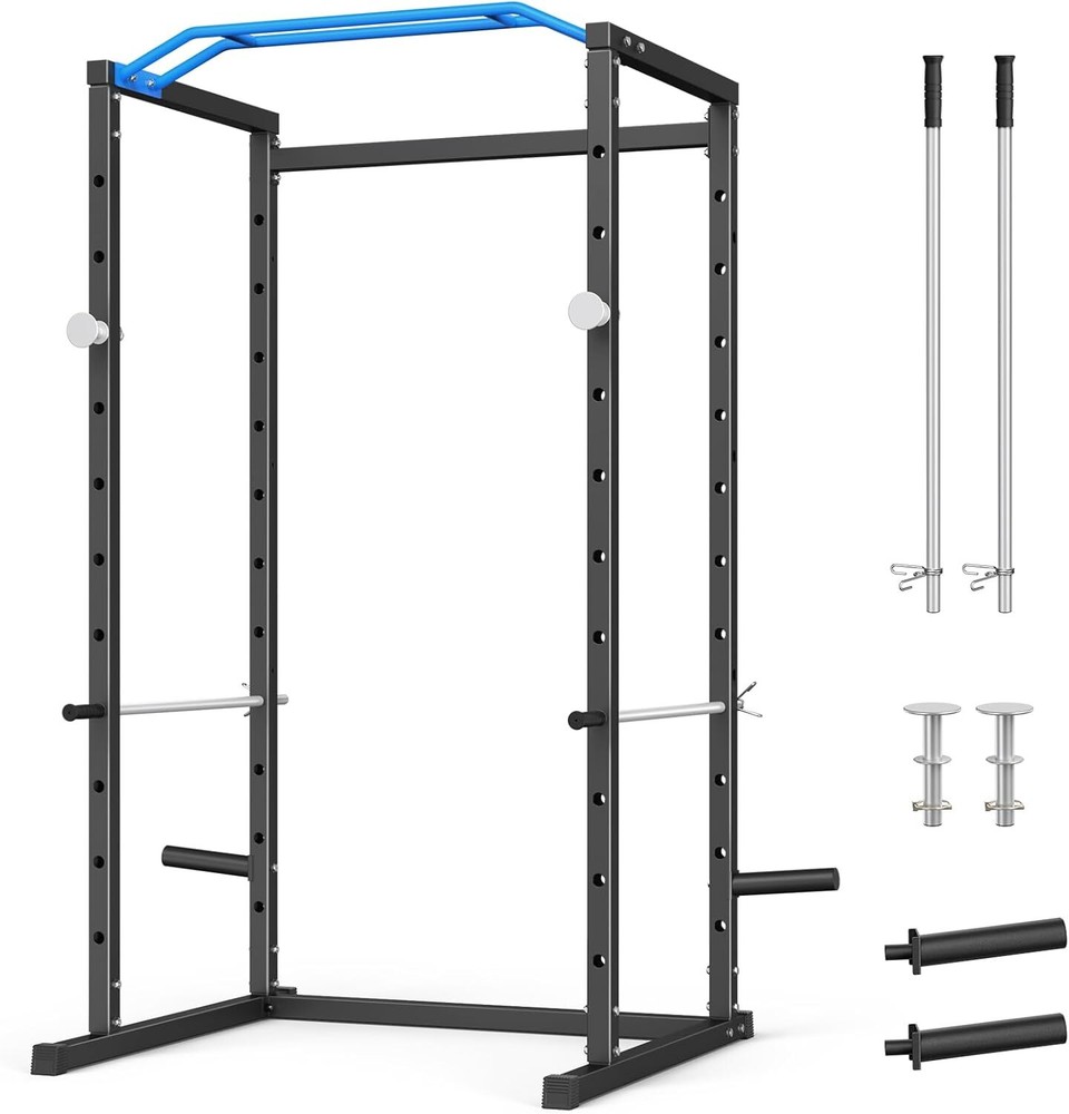 UTRYCO Power Packs Functional Squat Rack for Home with Cable Crossover System