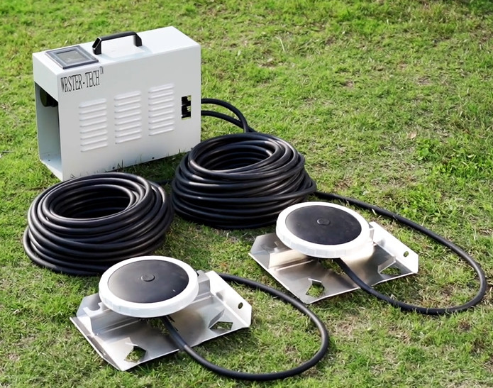 3/4HP Pond Aerator Cabinet Touchscreen Controller Cooling Fan Tube Diffuser Kit