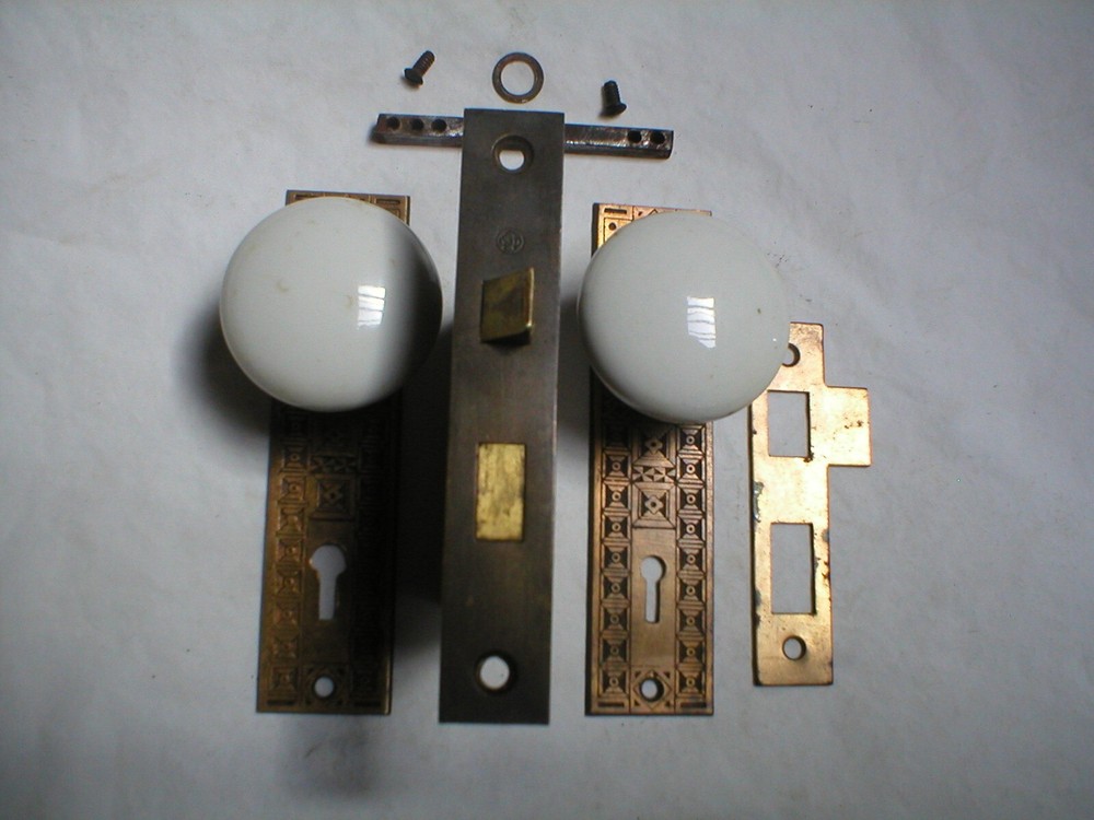 Antique Victorian Era Door Hardware