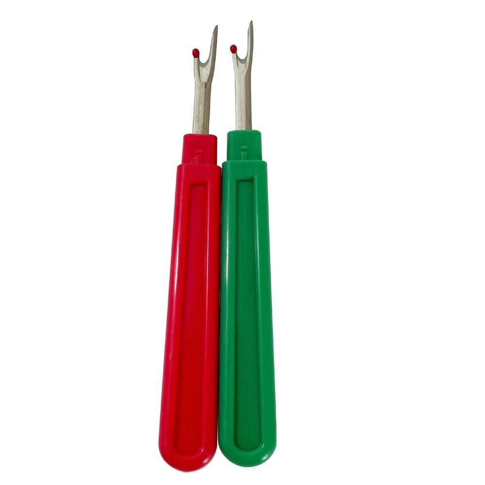 4pcs Handle Seam Rippers Thread Remover Tool Clothes Stitching Thread Unpicker.