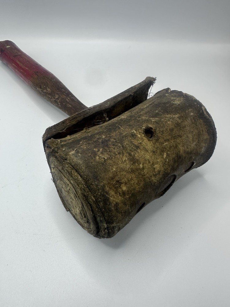 Vintage Rawhide Mallet with Wood Handle 13 Each