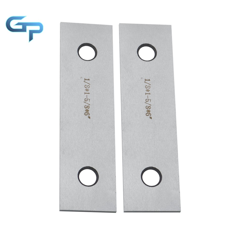 1/8" Thin Parallel Set and 1 Matched 1-2-3 Block Pair, 23 Holes