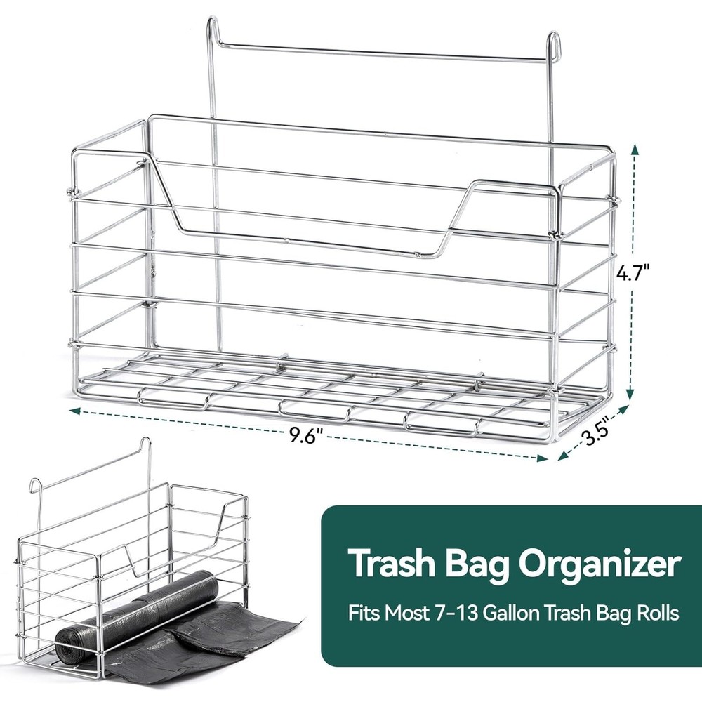 Pull Out Trash Can Under Cabinet,Adjustable Under Sink Trash Can Pull Out Kit...