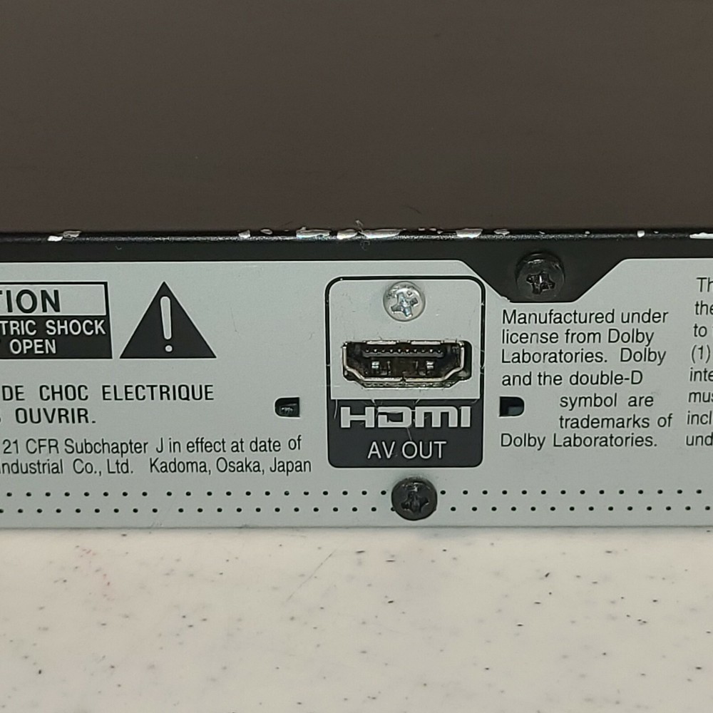 Panasonic DVD Player DVD-S53 Tested & WORKING No Remote Control