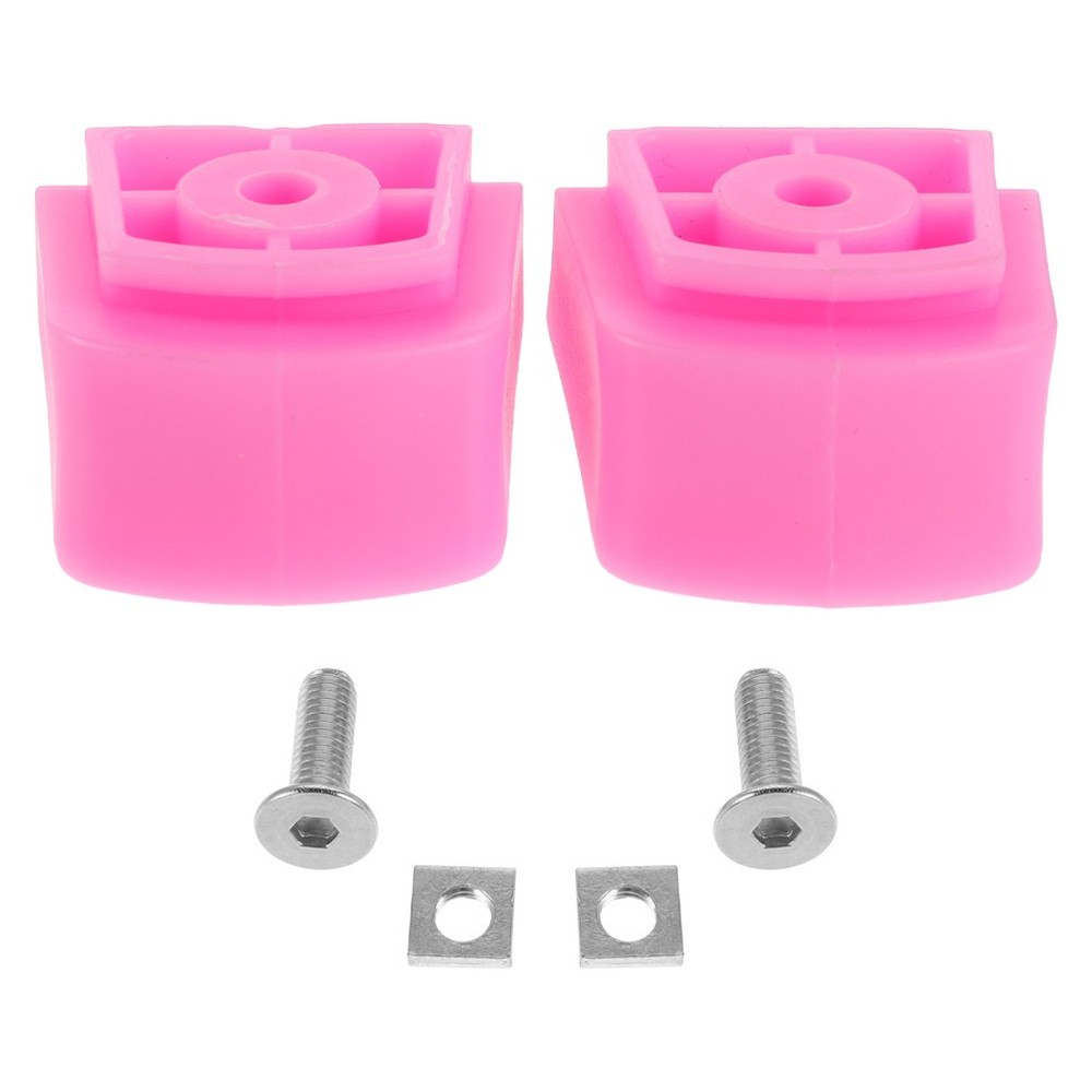 2pcs Inline Roller Skates Brake - Pink Stopper Block Replacement Skate