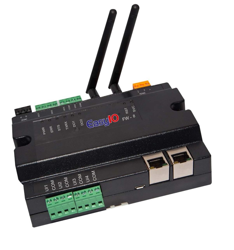 Johnson Controls EASYIO FW-08 WiFi BMS/BAS Controller - NEW