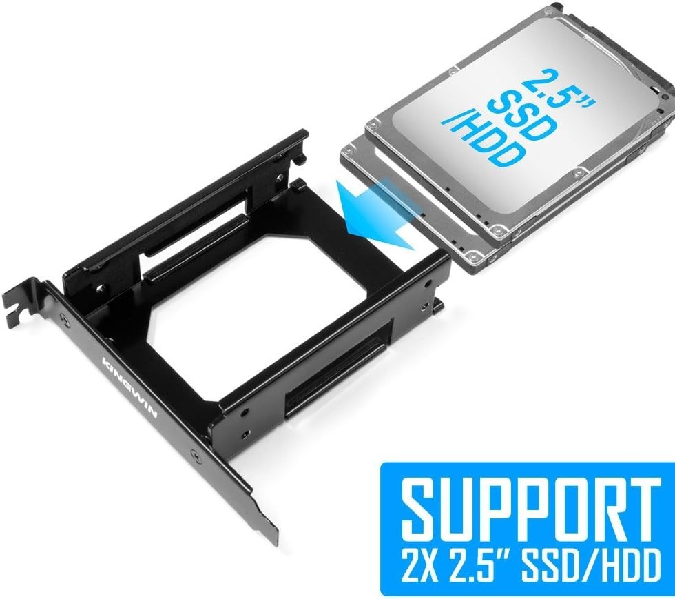 PCI-E SSD Mounting Kit - 2x 2.5 Inch HDD Converter