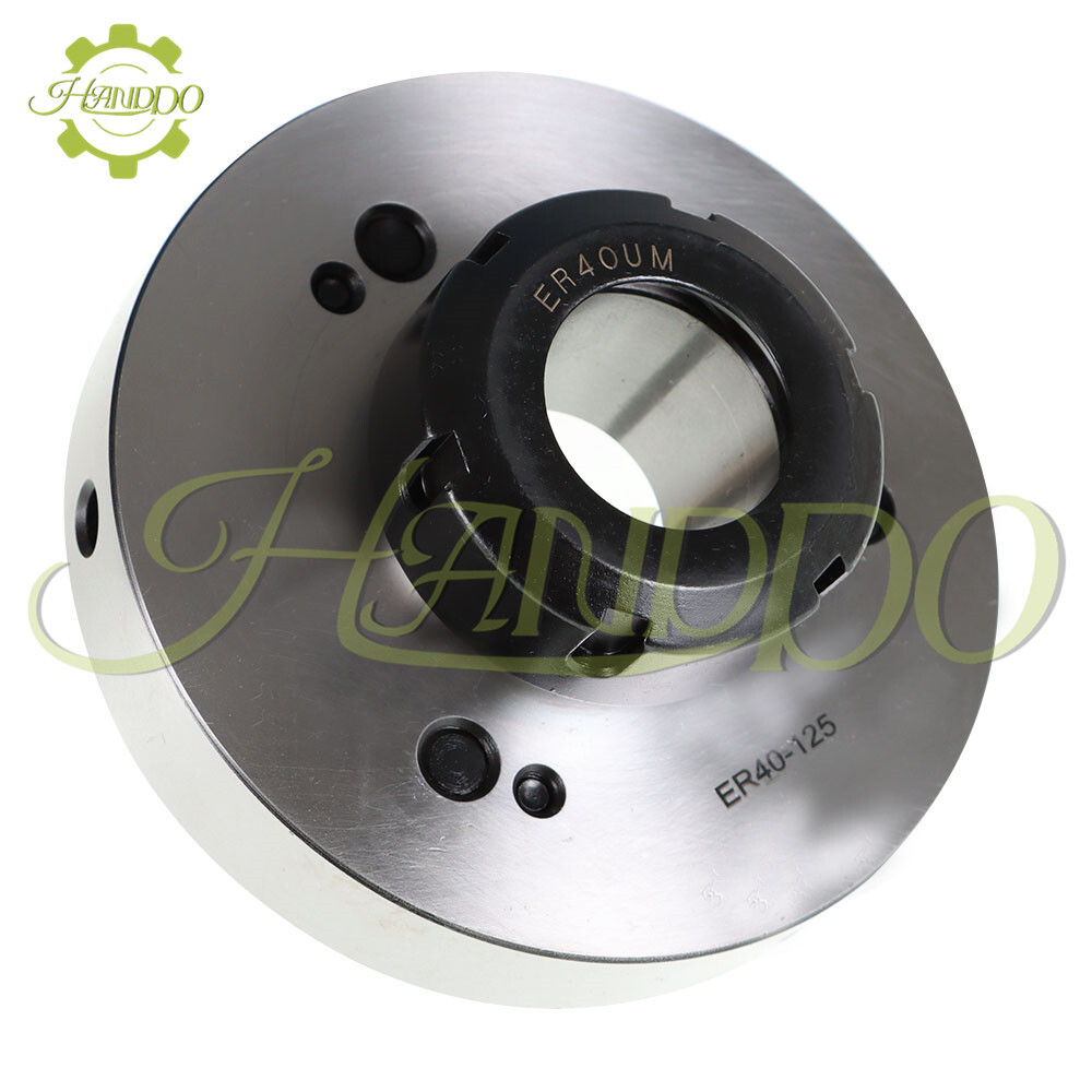 125mm Diameter ER40 Collet Chuck For Milling Compact Lathe Tool Stud 5/8"