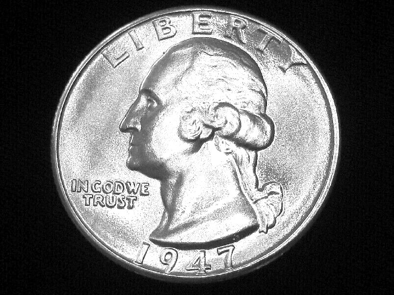 1947 Washington Quarter --- Gem Uncirculated