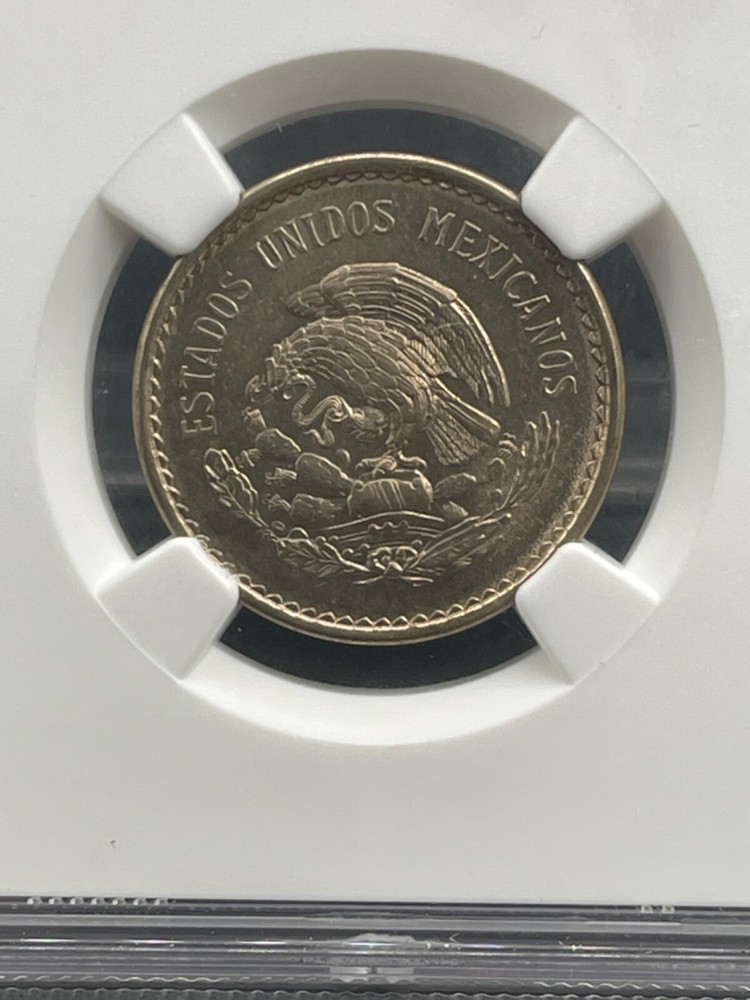 1937M Mexico 10 Centavos NGC MS64