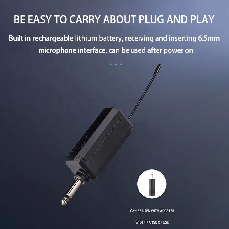 Wireless MicrophoneRechargeable Wireless Dual UHF MicrophoneDual Handheld Dyn...