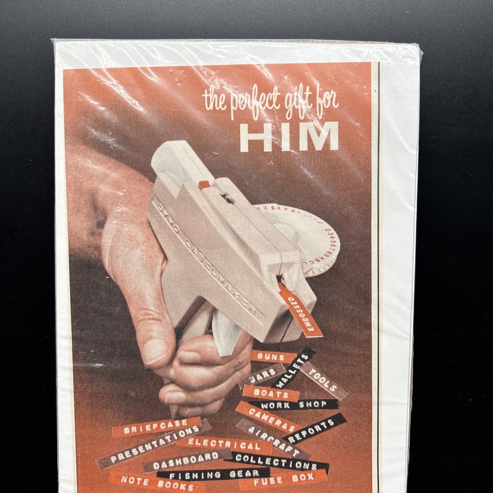 Vintage DYMO Labelmaker Paper Advertisement