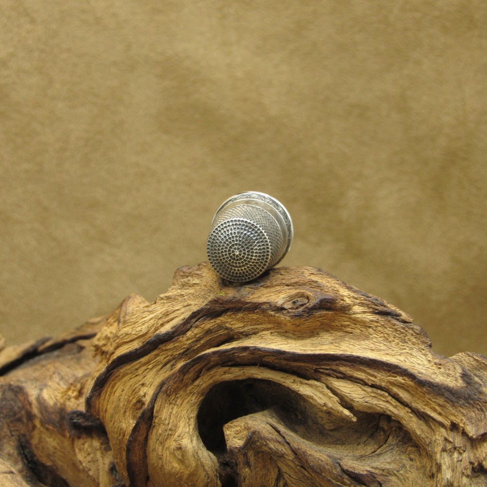 Vintage Sterling Silver Simon Brothers Thimble Size 9
