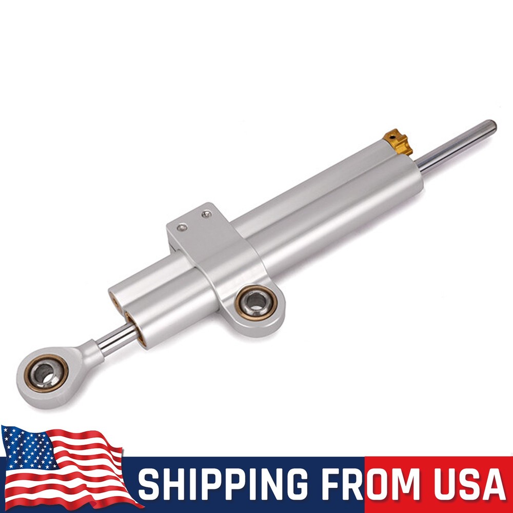 JFG RACING Motorcycle Steering Dampers Stabilizer Universal Adjustable for 600cc