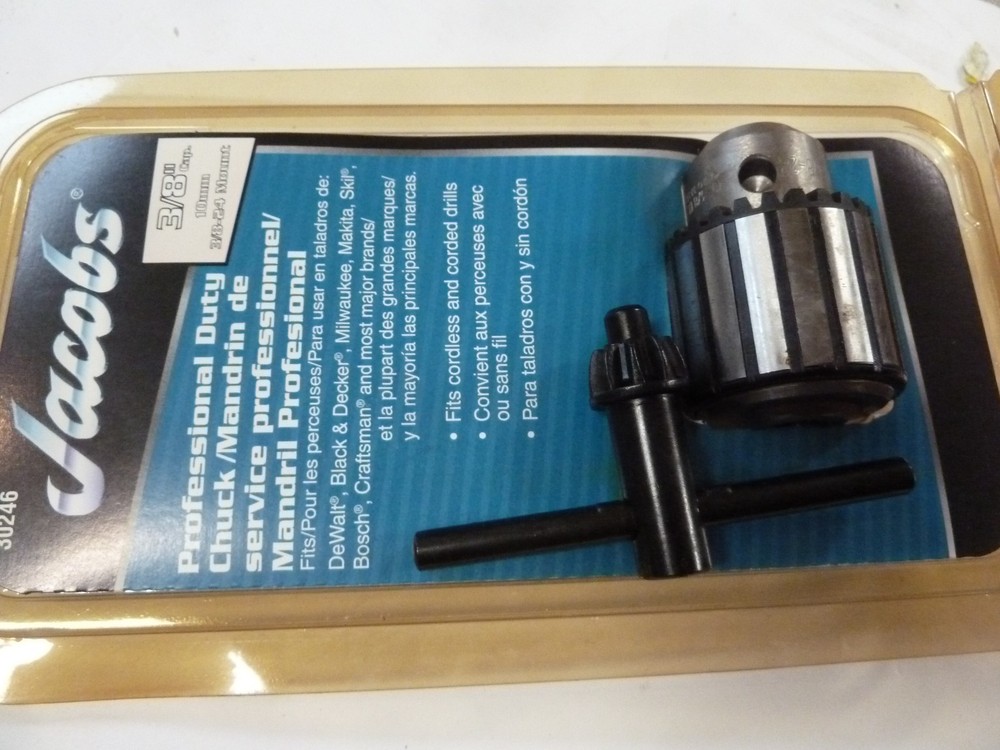 Jacobs 30246 3/8" Professional Duty Industrial Chuck
