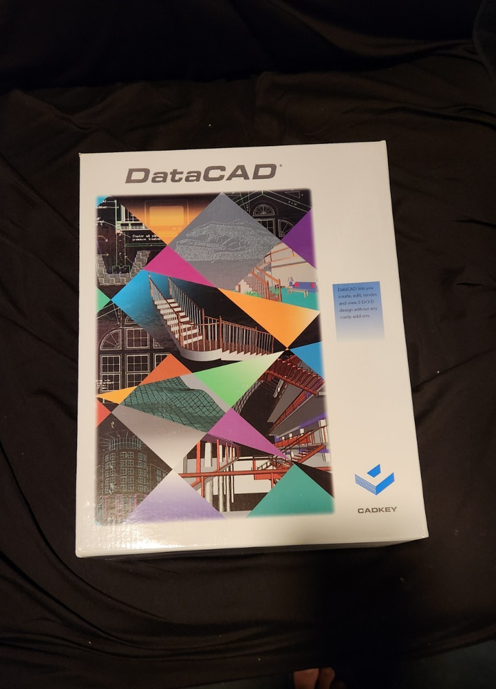 DATACAD Cadkey IBM 1994 Cad Software Version 5 Books & Floppys